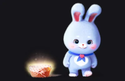 Thỏ nhỏ · đói bụng