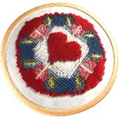 Embroidered Heart