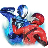 Superhero fight